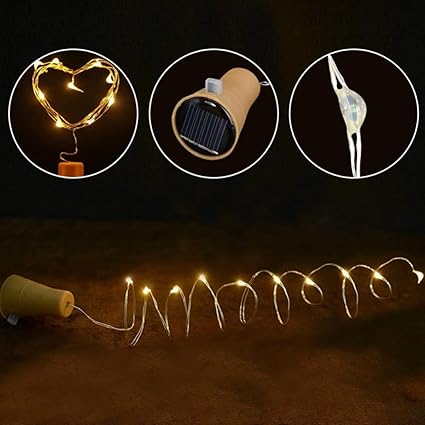 Kurklampjes op zonne-energie | 4 stuks