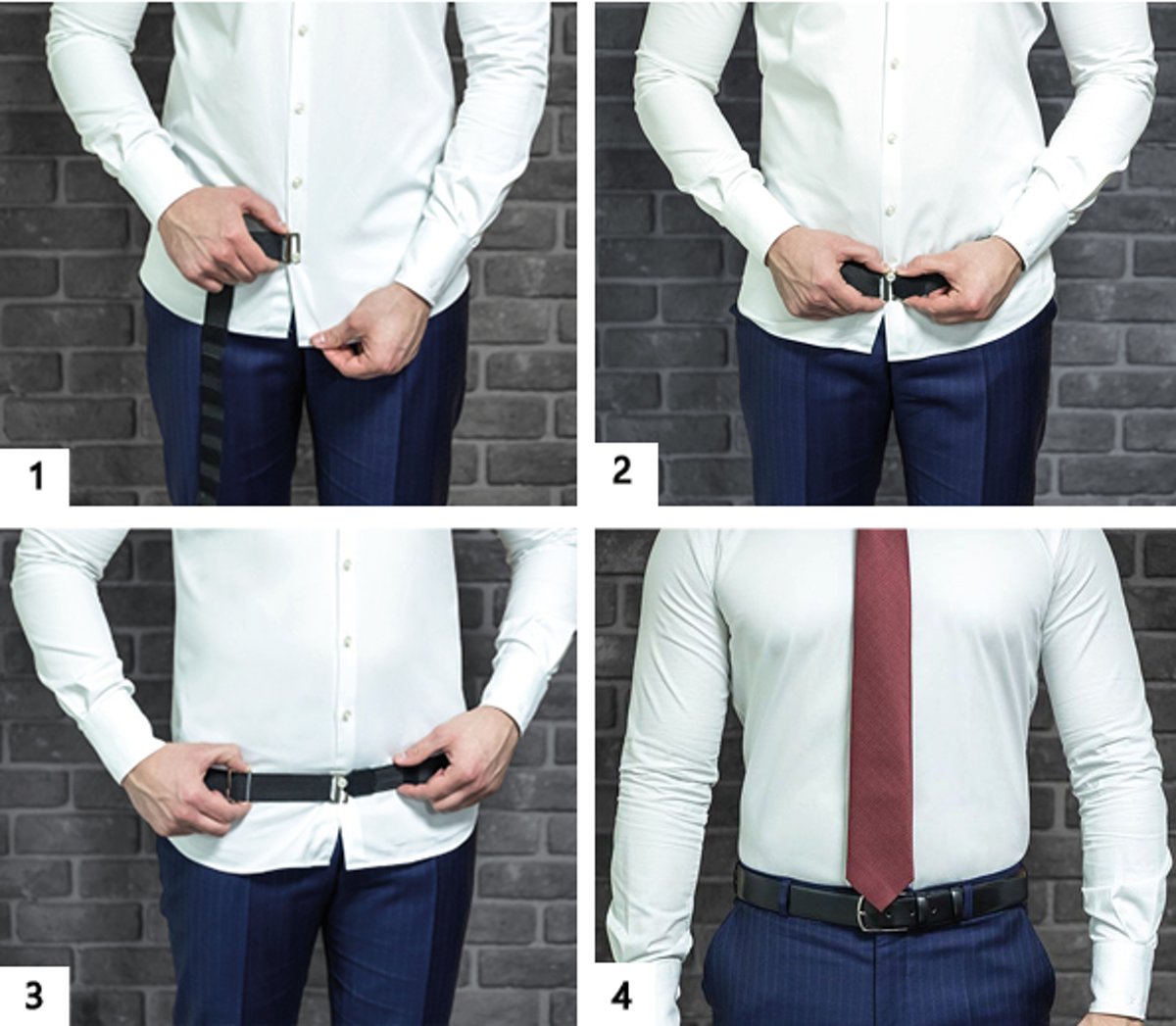 Overhemd sales uit broek