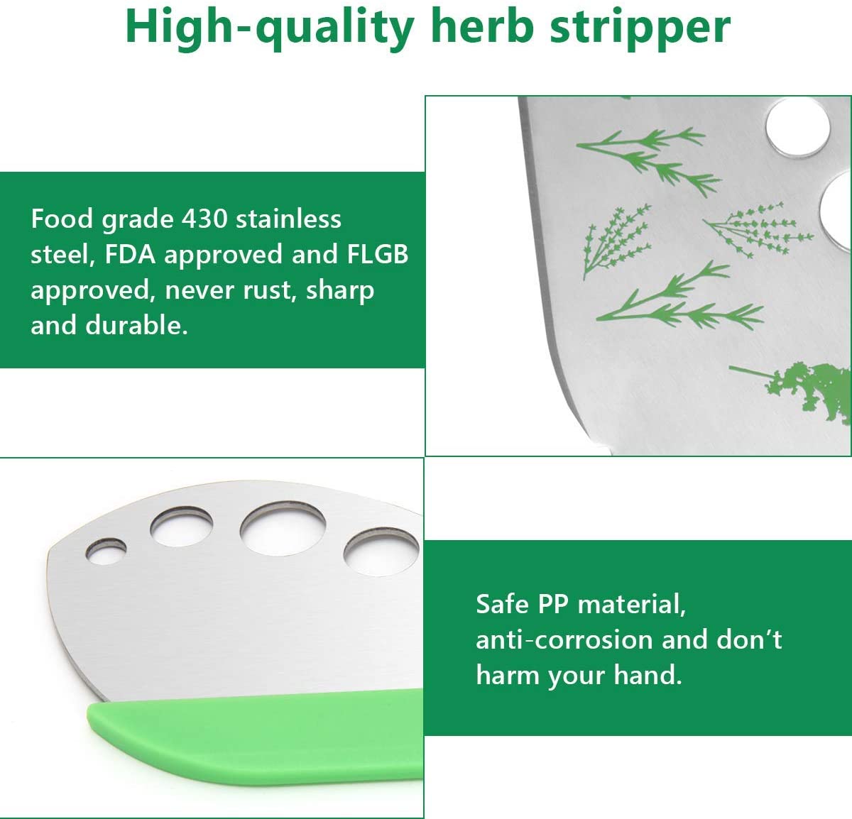 Kruidenstripper + snijder