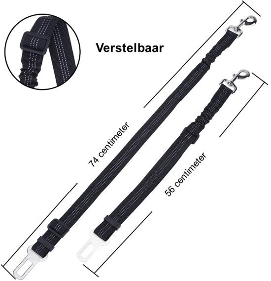 Elastische gordelriem Dogsafe® voor honden