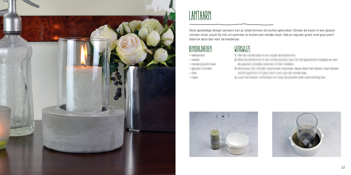 Zelfmaakideetjes met beton boek