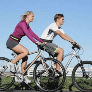 Slimwaist hardloopriem met 2 zakken