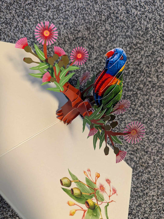 3D kaart papegaai