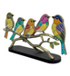 Vogel Ornament in Glas-in-Lood Stijl