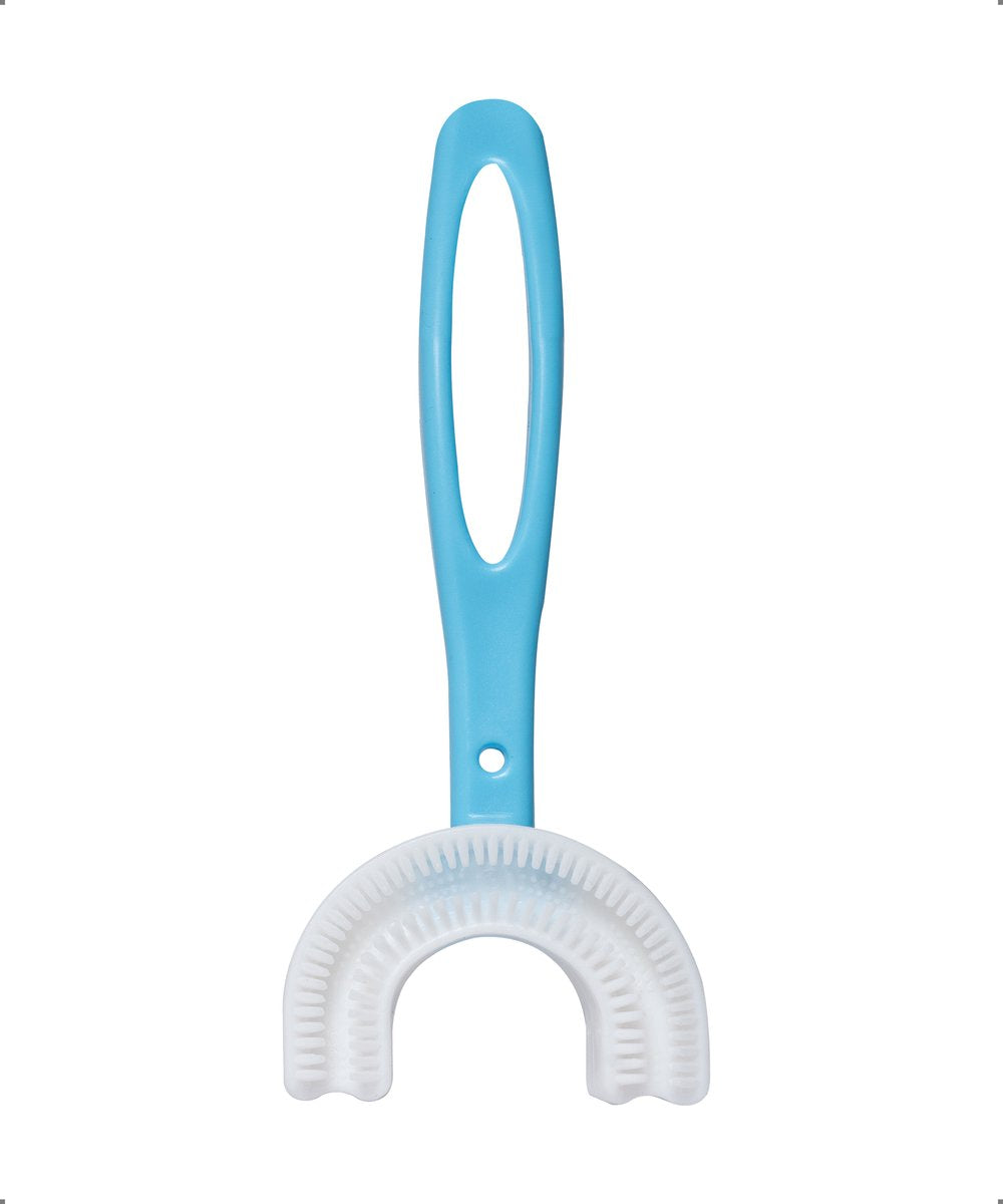 U-vormige baby tandenborstel | Brushy™ | 1 + 1 GRATIS