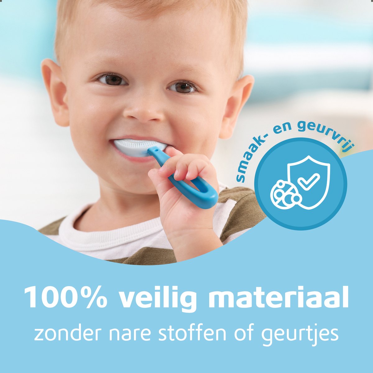 U-vormige baby tandenborstel | Brushy™ | 1 + 1 GRATIS
