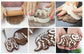 3D Dino koekjes uitsteekvorm | set van 3 stuks