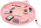 EAZY Make-up tas (Roze met witte strepen)
