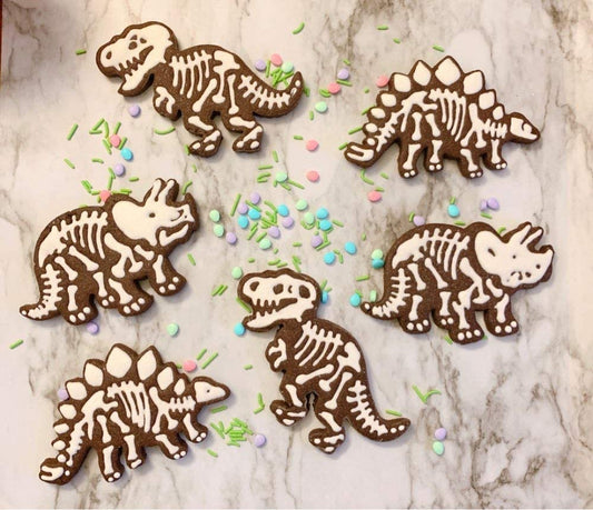 3D Dino koekjes uitsteekvorm | set van 3 stuks