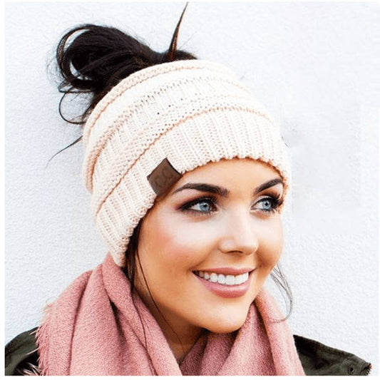 Messy Bun Beanie | 3 kleuren