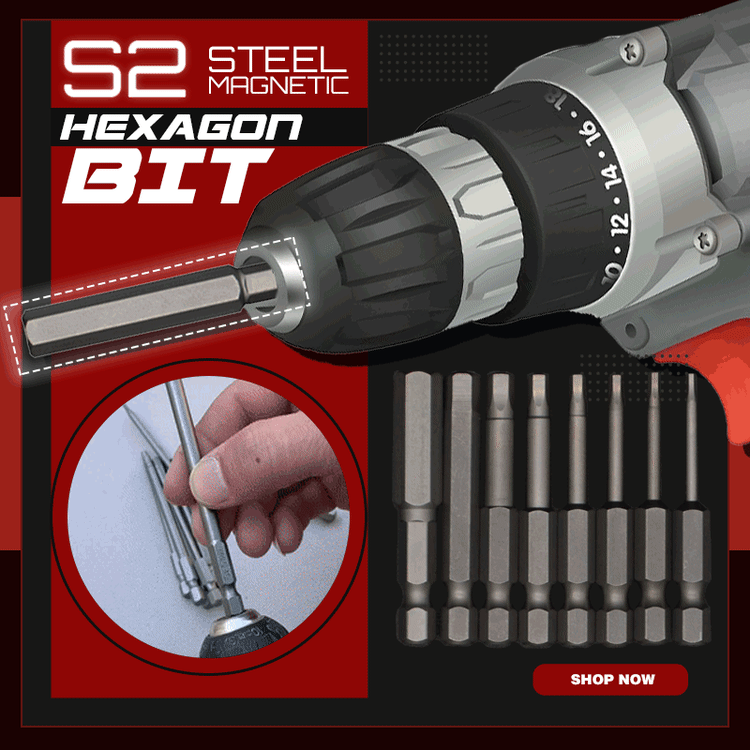 HexagonS2™ | Inbusset voor boormachine | 8 stuks